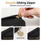 Transparent Window PU Leather Pencil Case