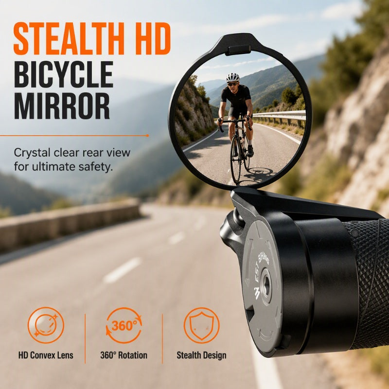 📢📢50% OFF !! ⏰360-Degree Rotatable Bike Handlebar Mirror