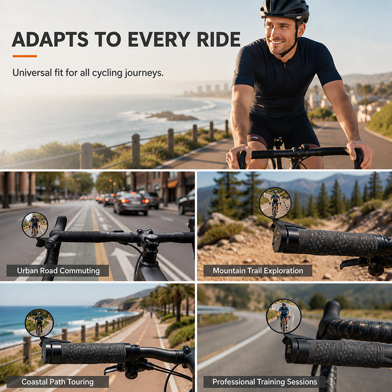 📢📢50% OFF !! ⏰360-Degree Rotatable Bike Handlebar Mirror