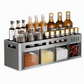 🧂 Save 50%! 🍳 Wall-Mounted Spice Rack – No-drill, with jars & spoons ✨