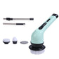 Multi-Functional Cordless Electric Spin Scrubber