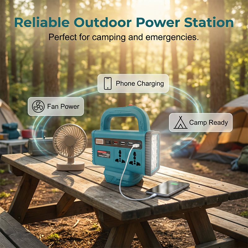 🔌 Save 50%! 💡 Portable Power Inverter – With LED light & versatile use ✨