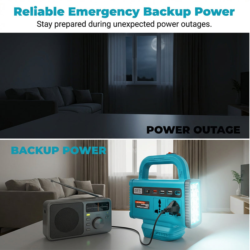 🔌 Save 50%! 💡 Portable Power Inverter – With LED light & versatile use ✨
