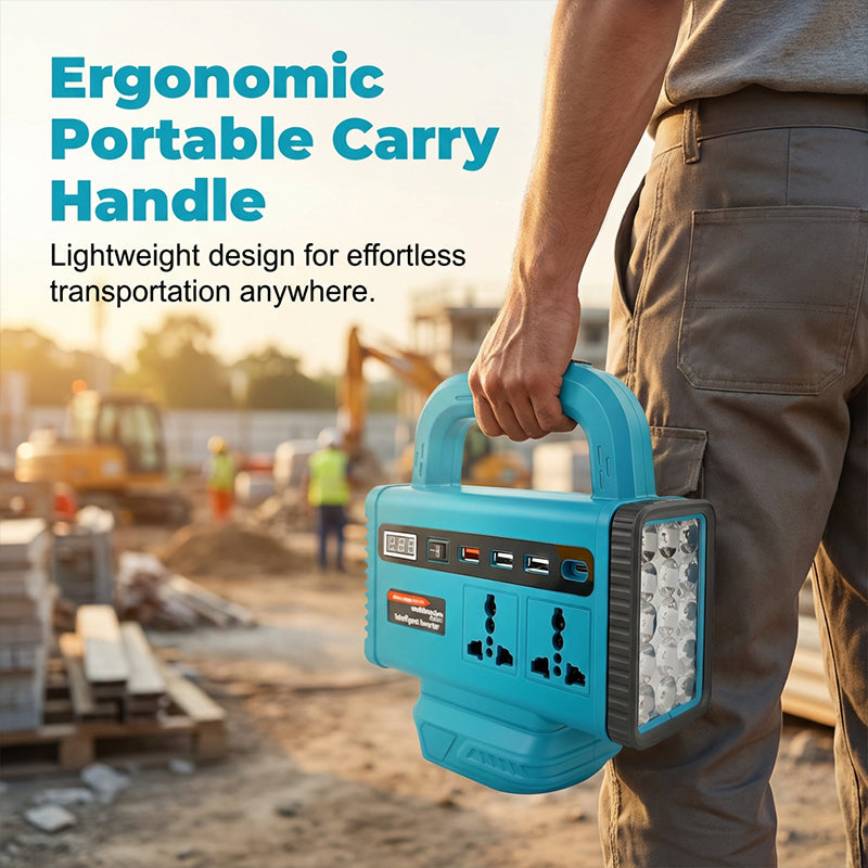 🔌 Save 50%! 💡 Portable Power Inverter – With LED light & versatile use ✨