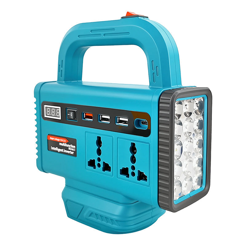 🔌 Save 50%! 💡 Portable Power Inverter – With LED light & versatile use ✨