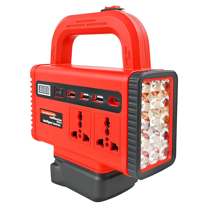 🔌 Save 50%! 💡 Portable Power Inverter – With LED light & versatile use ✨