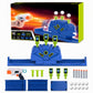 Electric Hovering Ball Target Shooting Game Set with Toy Guns and Floating Balls Glow in the Dark Electronic Target for Kids