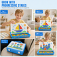 Kids Educational Mushroom Nail Pegboard Toy DIY Creative Mosaic Insert Puzzle Game with Large and Small Pegs