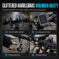 Bicycle Handlebar Extender Bracket with USB Power Bank Function and Bike Light Flashlight Mount