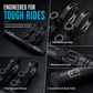 Bicycle Handlebar Extender Bracket with USB Power Bank Function and Bike Light Flashlight Mount