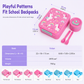 📢📢50% OFF !! ⏰Sealed Food Grade Kids Bento Lunch Box Set with Soup Bowl 4 Compartment Lunch Container for School Students