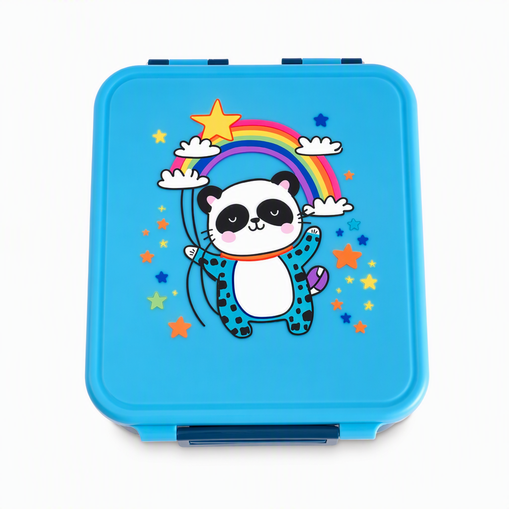 📢📢50% OFF !! ⏰Sealed Food Grade Kids Bento Lunch Box Set with Soup Bowl 4 Compartment Lunch Container for School Students