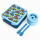 📢📢50% OFF !! ⏰Sealed Food Grade Kids Bento Lunch Box Set with Soup Bowl 4 Compartment Lunch Container for School Students