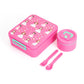 📢📢50% OFF !! ⏰Sealed Food Grade Kids Bento Lunch Box Set with Soup Bowl 4 Compartment Lunch Container for School Students