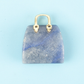 Miniature Elegant Stone Handbag Ornament