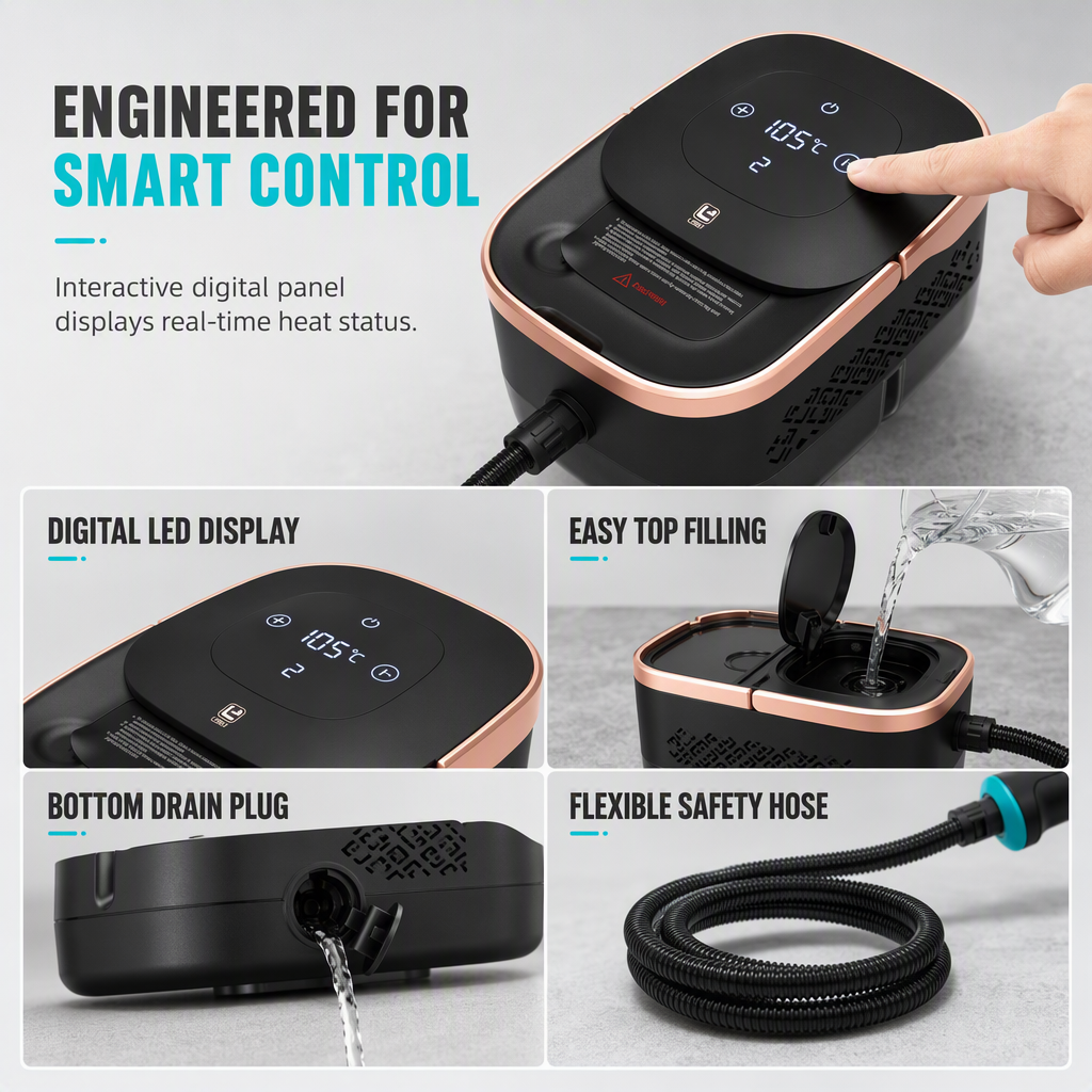 🔥 50% OFF! 💨 Handheld Steam Cleaner – High Pressure Deep Cleaning Tool