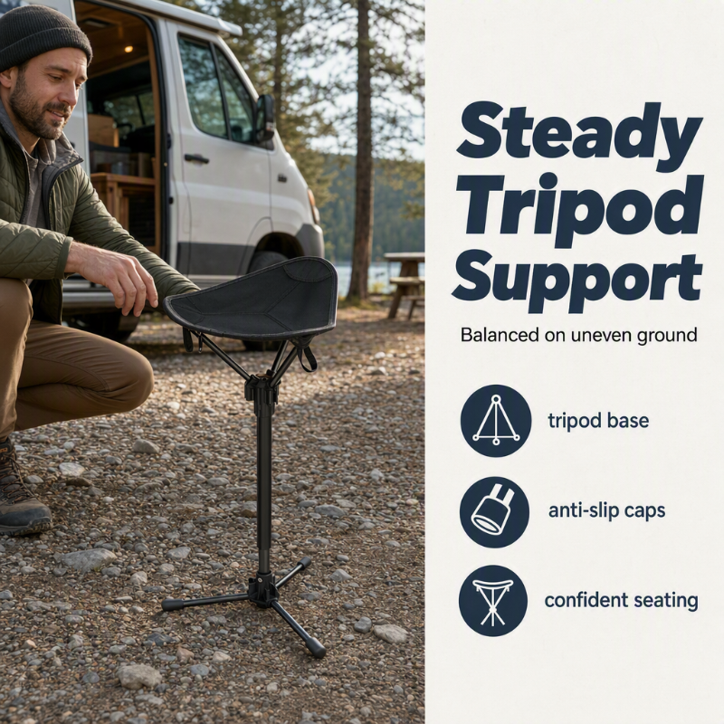 Compact Heavy Duty Folding Stool