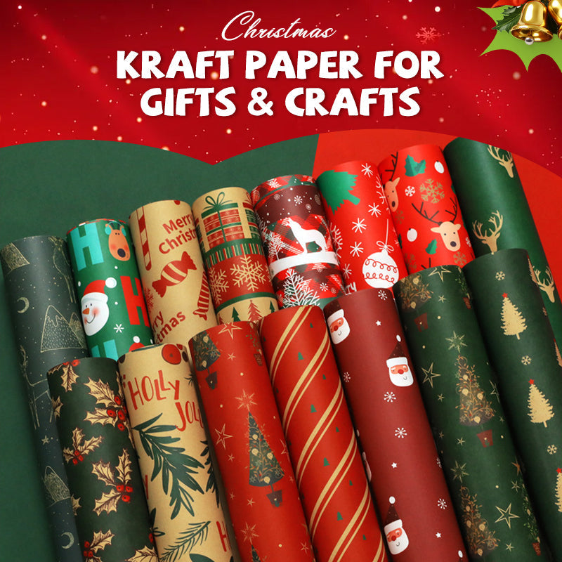 🎄 Save 50%! 🎁 Vintage Kraft Paper – Festive & perfect for gifts ✨