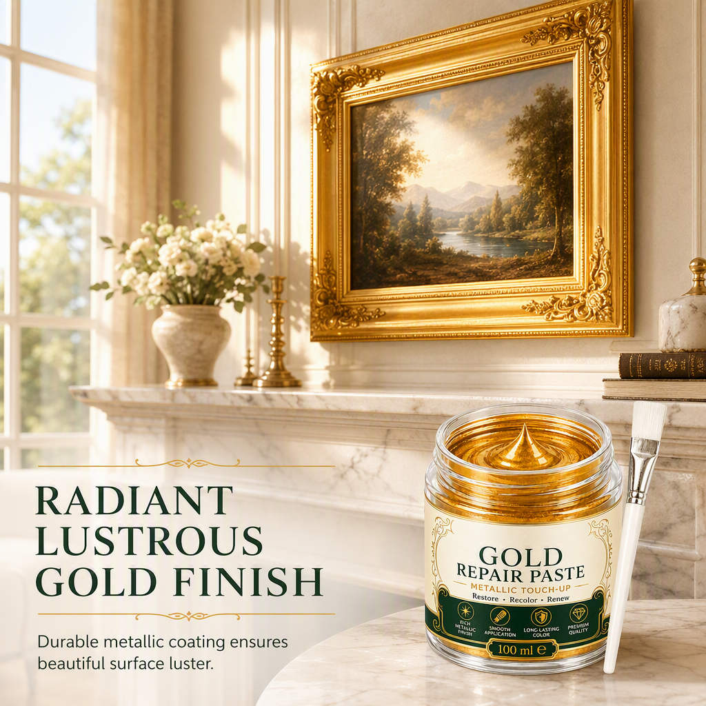 🎁2026 New Arrivals 50% OFF💥Gold/Silver Metallic Refinishing Repair Paste with Brush