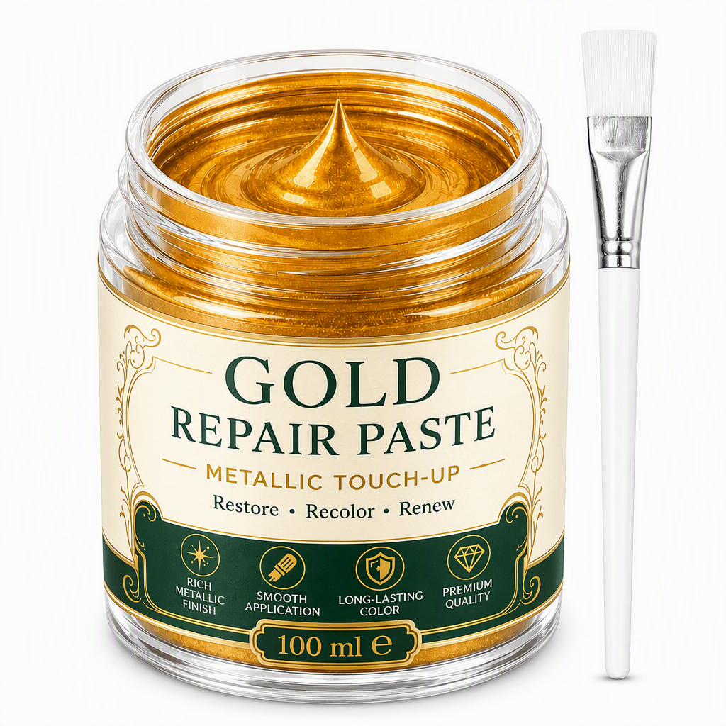 🎁2026 New Arrivals 50% OFF💥Gold/Silver Metallic Refinishing Repair Paste with Brush