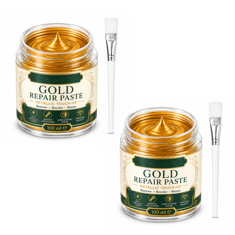 🎁2026 New Arrivals 50% OFF💥Gold/Silver Metallic Refinishing Repair Paste with Brush