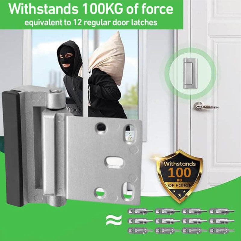 📢📢50% OFF !! ⏰Home Security Door Reinforcement Lock with Screws