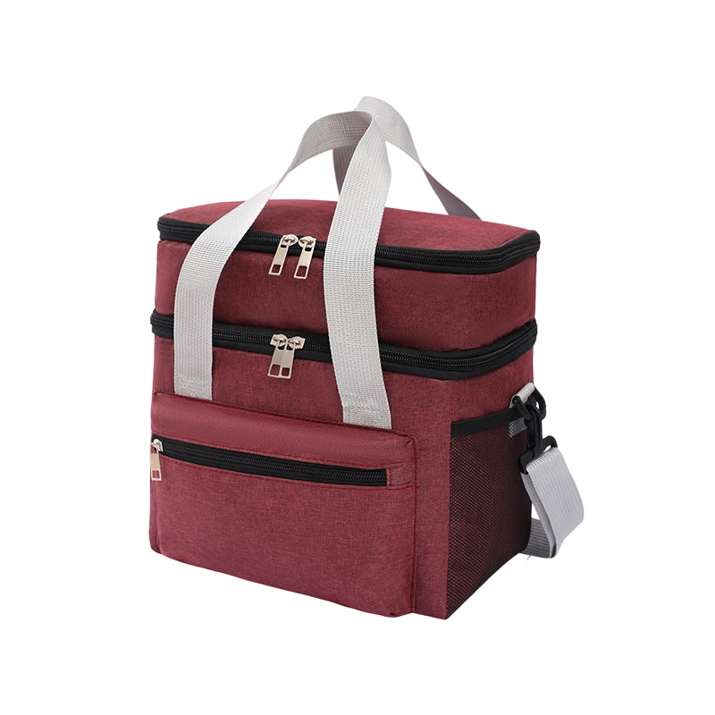 🍱✨ Double-Layer Insulated Lunch Bag – 50% OFF! Triple-layer thermal retention, dual compartments, shoulder strap – fresh meals anywhere. 💼