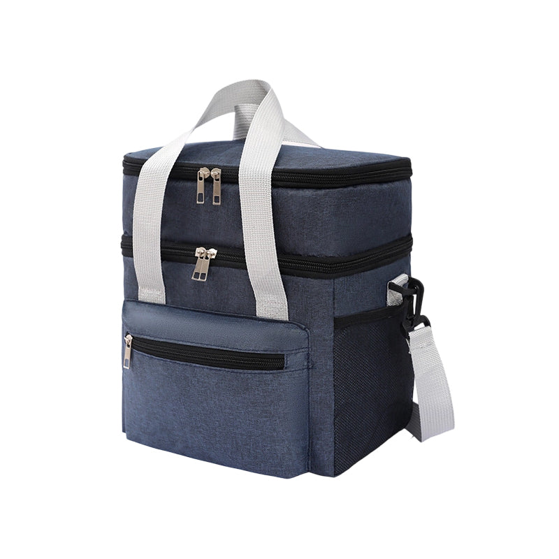 🍱✨ Double-Layer Insulated Lunch Bag – 50% OFF! Triple-layer thermal retention, dual compartments, shoulder strap – fresh meals anywhere. 💼