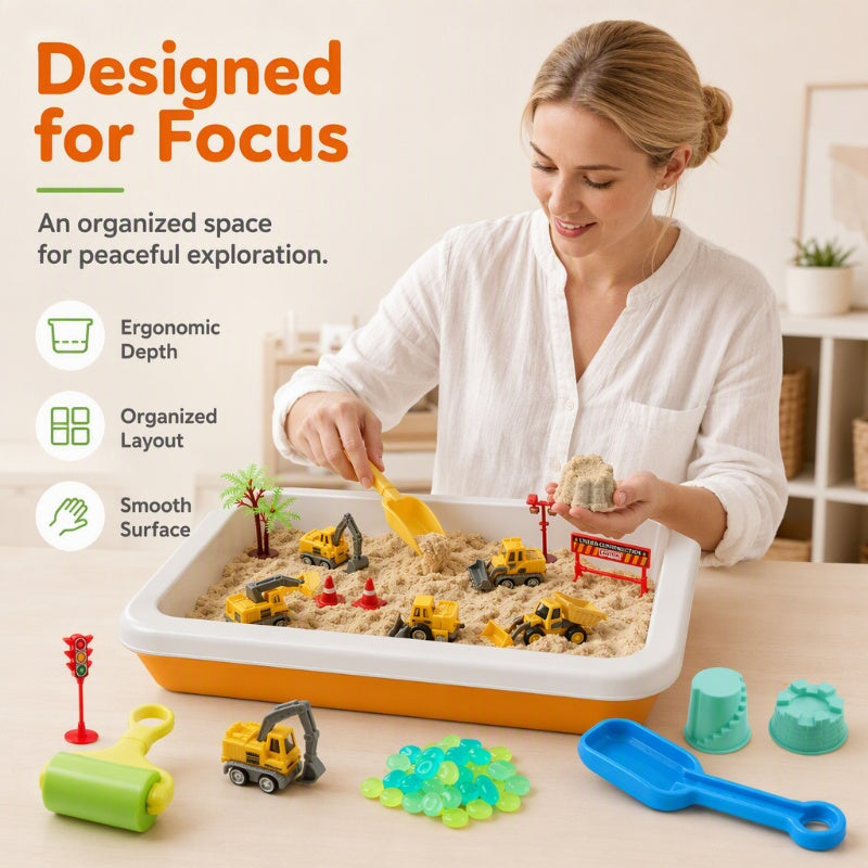 🥳🎁Kids Sensory Bin Sand Table Toy Set