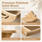 🐱 50% OFF! ✨ Wall-Mounted Wooden Cat Climbing Frame Set – 3 Jumping Steps, Moon Hammock & Sisal Mat, Premium Solid Wood – Space-Saving Vertical Playground for Active Pets 🪵