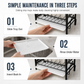 Kitchen Countertop Dish Drying Rack and Bowl Plate Storage Organizer Shelf for Small Spaces