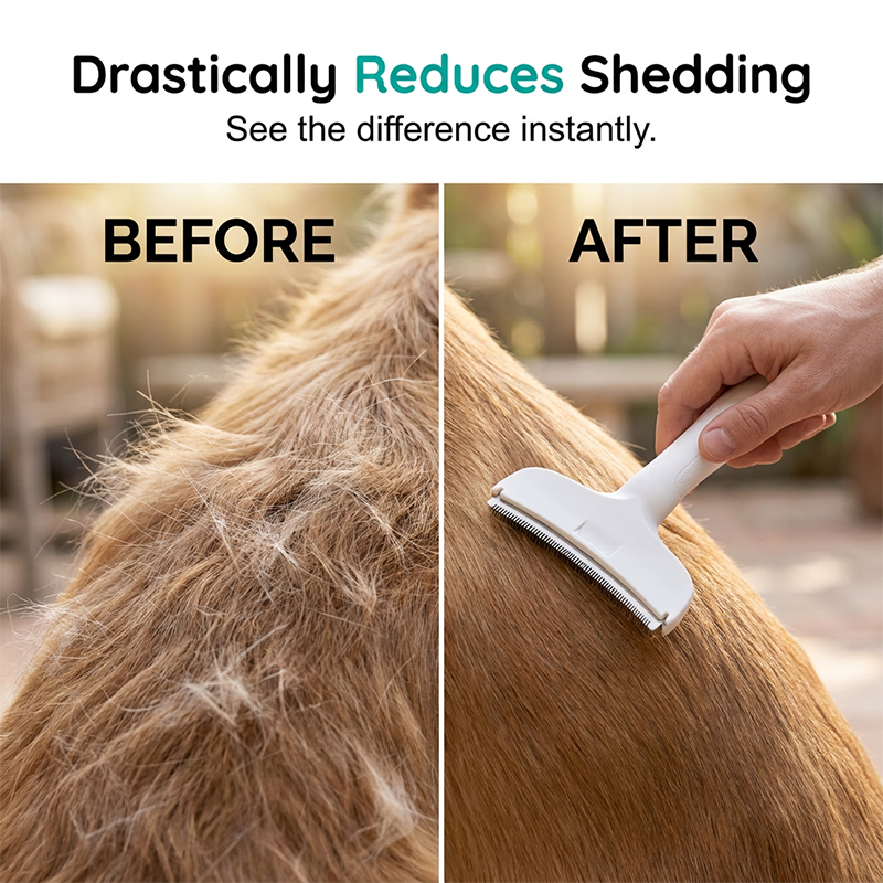Efficient Pet Hair Removal Comb