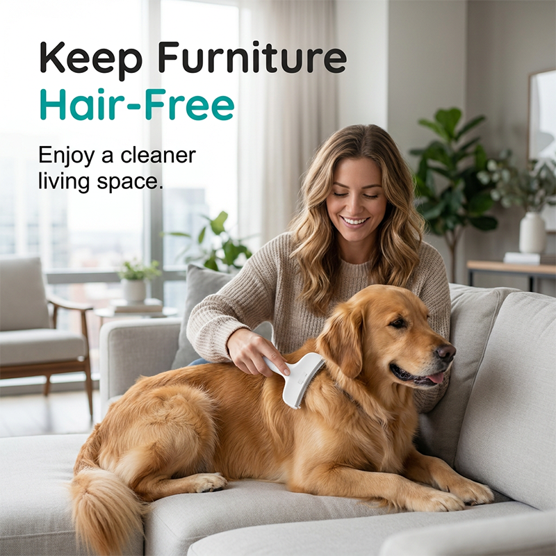 Efficient Pet Hair Removal Comb