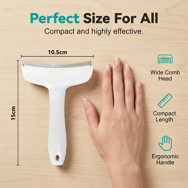 Efficient Pet Hair Removal Comb