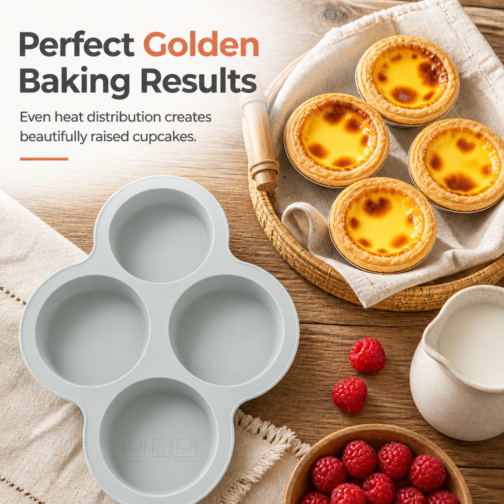📢📢50% OFF !! ⏰3-Cavity 4-Inch Round Cylindrical Silicone Cake Mold DIY Baking Pan for Rainbow Cake and Pizza