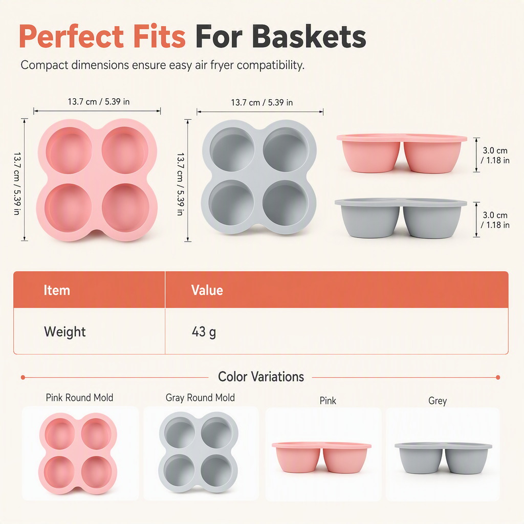 📢📢50% OFF !! ⏰3-Cavity 4-Inch Round Cylindrical Silicone Cake Mold DIY Baking Pan for Rainbow Cake and Pizza