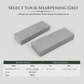 Natural Green Slurry Whetstone 3000 Grit Single Sided Kitchen Knife Sharpening Stone