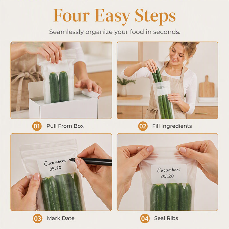 📢📢50% OFF !! ⏰Reusable Thickened Food Storage Bags