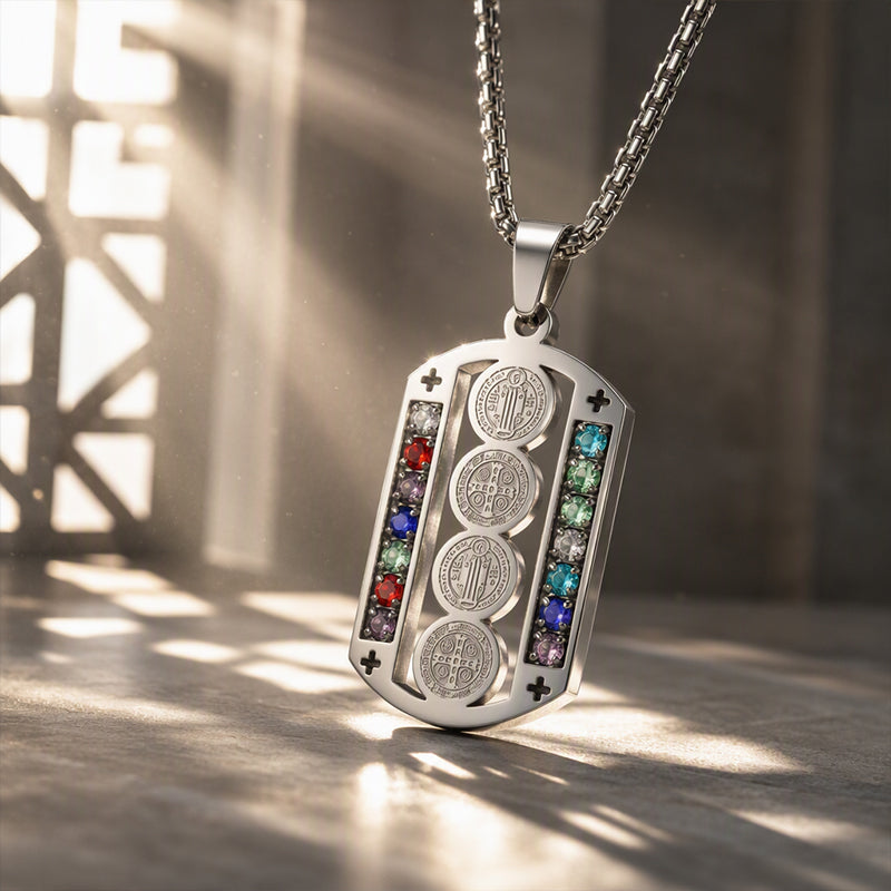 🛡️ Save 50%! 🔱 Men's Protective Pendant – Bold design & meaningful style ✨