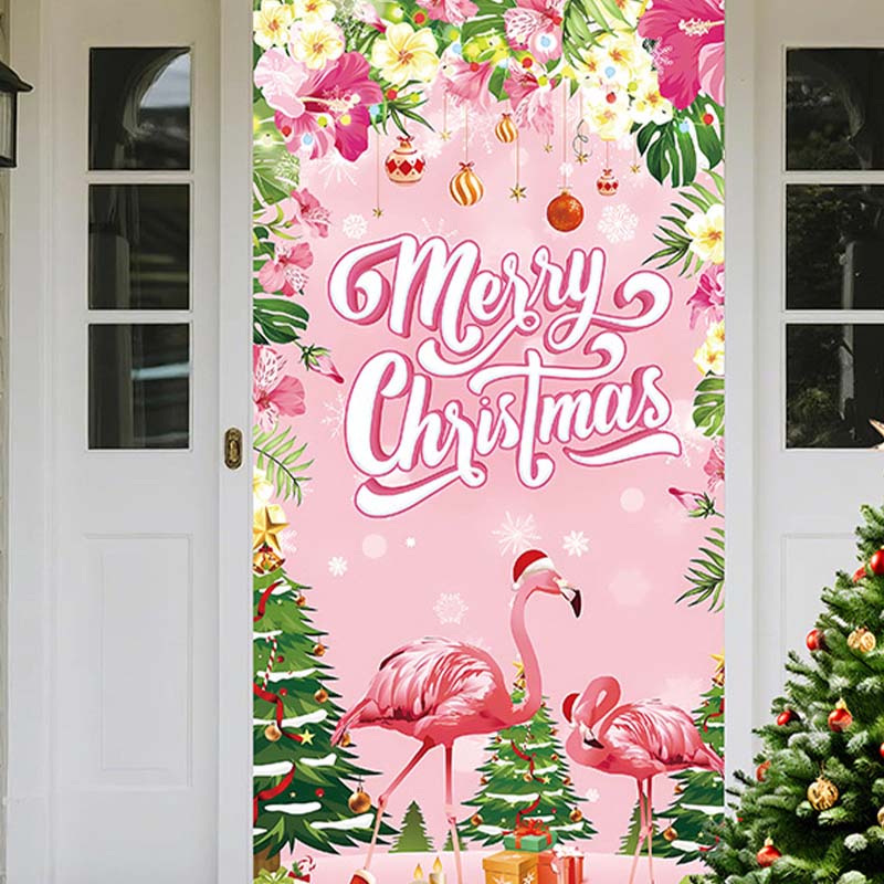 Christmas Door Cover For Instant Holiday Decor