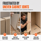 🎁2026 New Arrivals 50% OFF💥Wardrobe Cabinet Side Filler Panel Installation Locator and Stepped Positioning Plate for Precise Hole Alignment