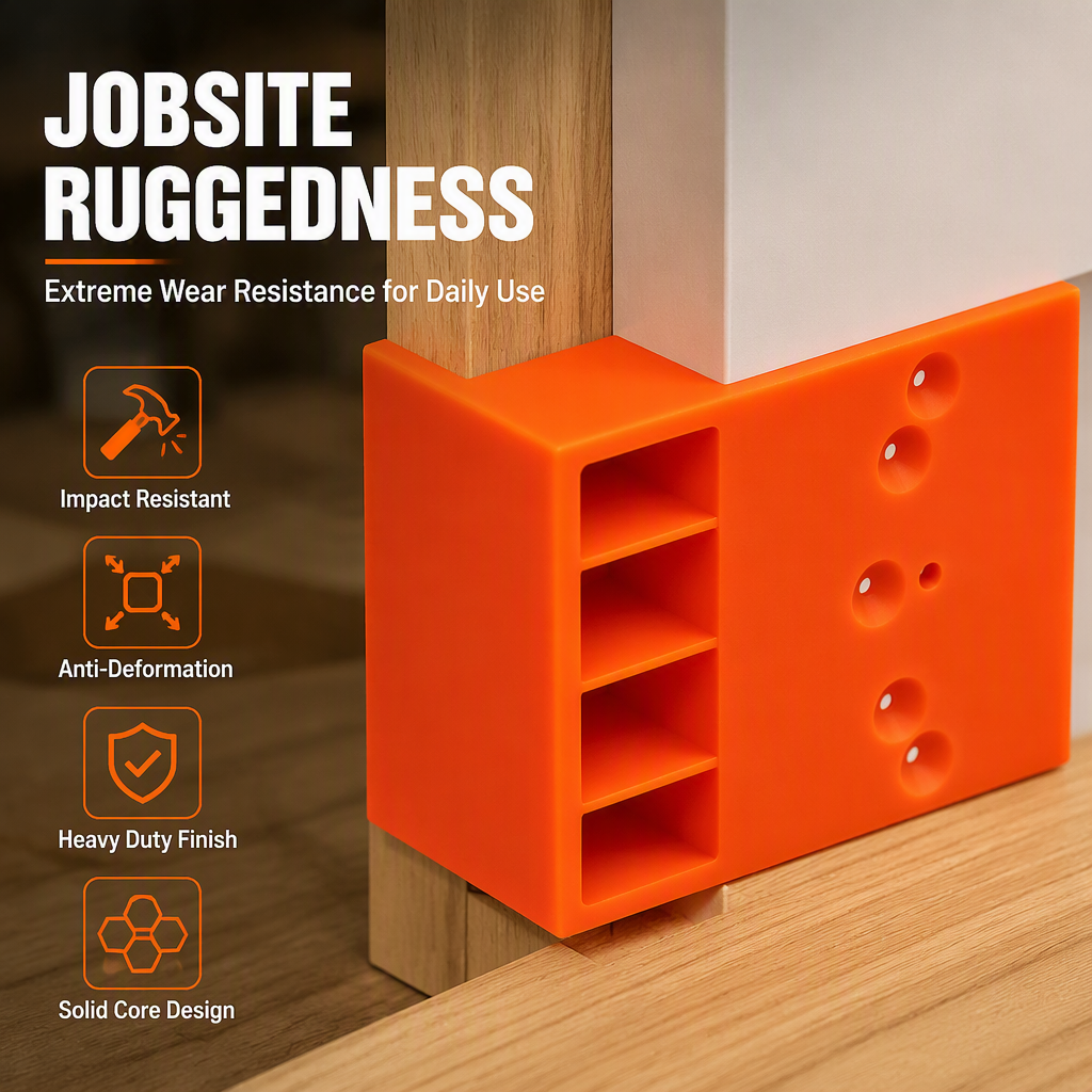 🎁2026 New Arrivals 50% OFF💥Wardrobe Cabinet Side Filler Panel Installation Locator and Stepped Positioning Plate for Precise Hole Alignment