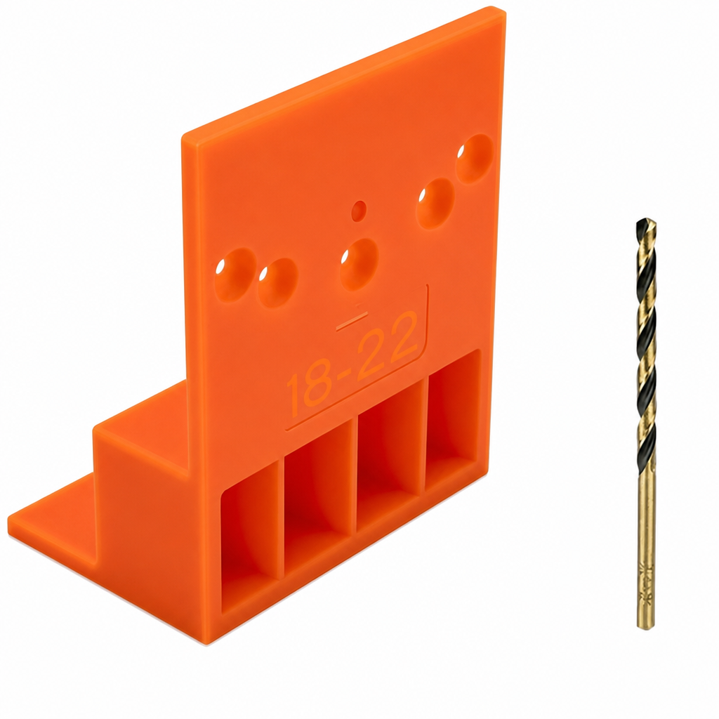 🎁2026 New Arrivals 50% OFF💥Wardrobe Cabinet Side Filler Panel Installation Locator and Stepped Positioning Plate for Precise Hole Alignment