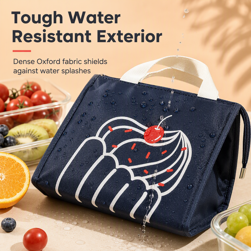 🥗 Keep Meals Fresh All Day! Insulated Thickened Lunch Bag