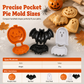Halloween Pumpkin Ghost and Bat Shaped Candy Plates PP Plastic Fruit Trays and Decorative Snack Dishes