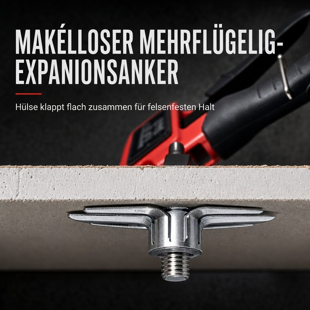 🔧 LIMITED-TIME 50% OFF 🏠 Rivet Nut Gun for M3-M8 Hollow Wall Anchors — Forged Carbon Steel