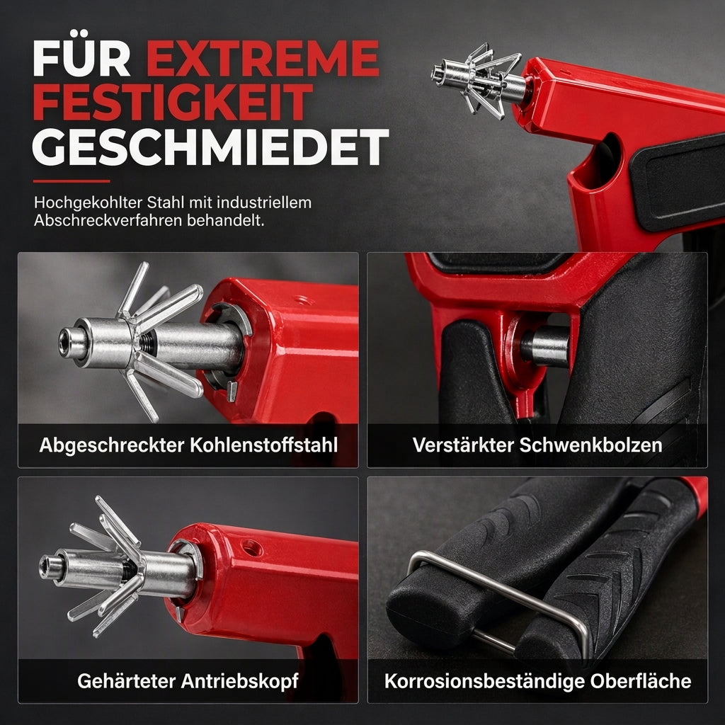 🔧 LIMITED-TIME 50% OFF 🏠 Rivet Nut Gun for M3-M8 Hollow Wall Anchors — Forged Carbon Steel