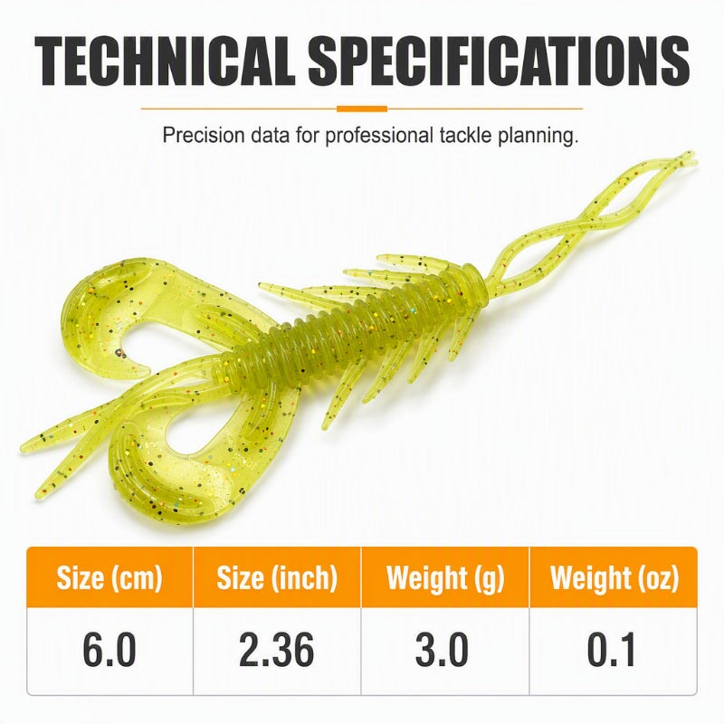 🦐 Save 50%! 🎣 Realistic Shrimp Soft Lures – Floating & lifelike action ✨