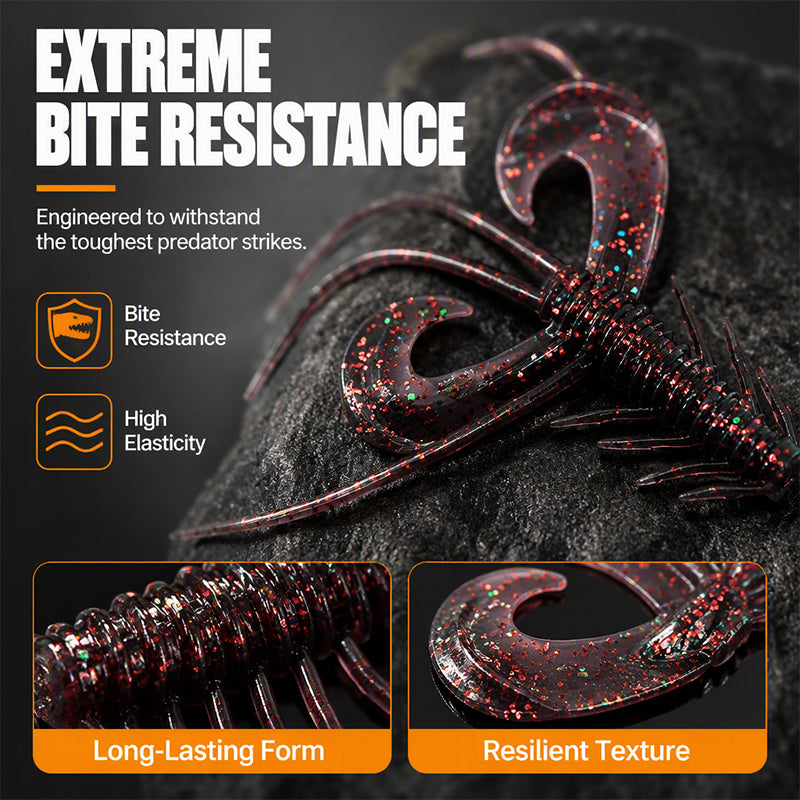 🦐 Save 50%! 🎣 Realistic Shrimp Soft Lures – Floating & lifelike action ✨