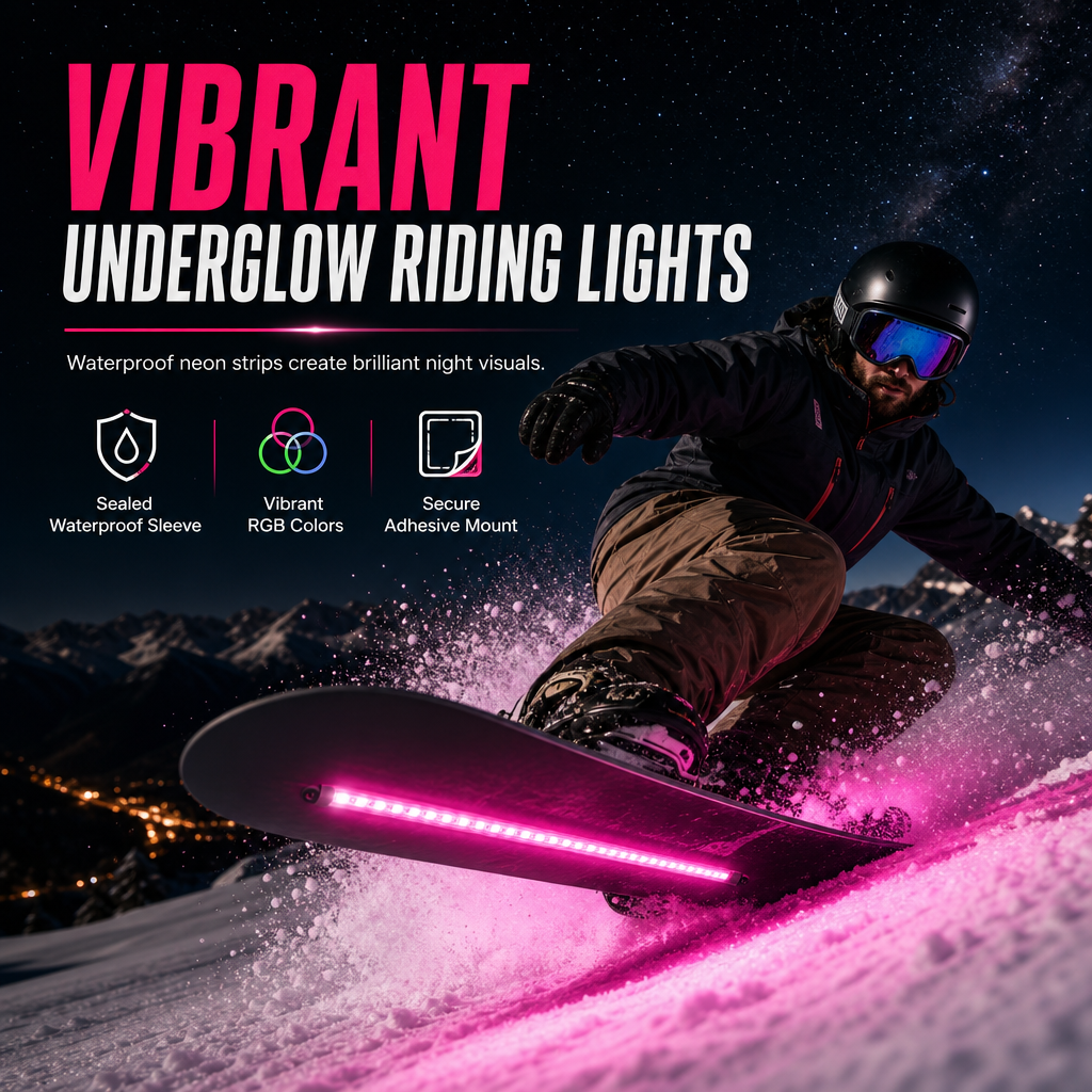 🛴 Save 50%! 💡 Scooter Underglow Light – 50cm, 30 LED & remote control ✨